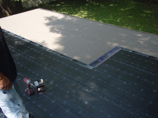 low slope roof system
