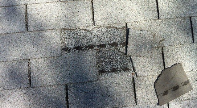 residential roof damage